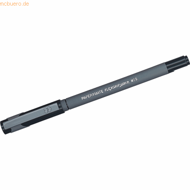 12 x PaperMate Kugelschreiber Flexgrip Ultra Stick M schwarz
