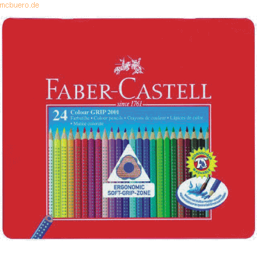 Faber Castell Farbstifte Colour Grip VE=24 Farben