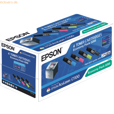 Epson Toner Epson S050268 AcuLaser C1100 4-farbig