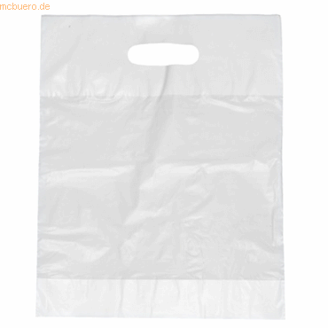 Papstar Tragetaschen 38x30x4cm LDPE VE=100 Stck wei