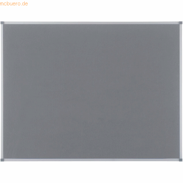 Nobo Textiltafel Elipse 120x90cm grau