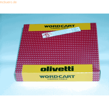 6 x Olivetti Farbband Olivetti 80670 Carbon schwarz
