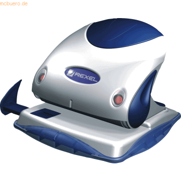Rexel Locher P225 Metall silber/blau