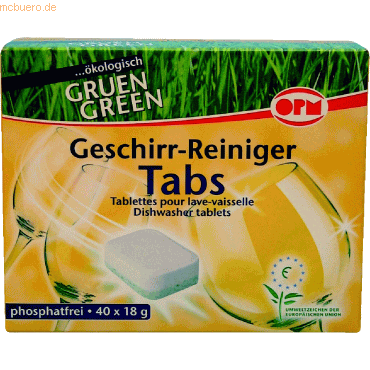 Oro Geschirrspltabs phosphatfrei VE=40 Stck
