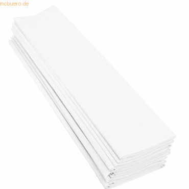 Clairefontaine Krepp-Papier 50x70cm weiß VE=10 Stück