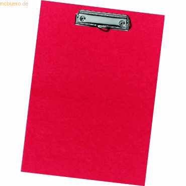 Herlitz Klemmbrett A4 Karton rot