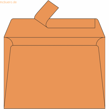 Clairefontaine Briefumschlag C6 120g/qm clementine VE=20 Stück
