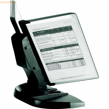 Tarifold Tischstnder Black Line mit 10 Tafeln grau