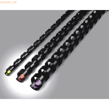 GBC Bindercken ProComb 21 Ringe 51mm schwarz VE=50 Stck