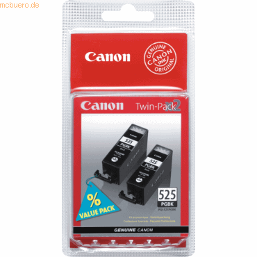Canon Tintenpatrone Canon PGI525BK schwarz VE=2 Stück