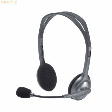 Logitech Headset H110 schwarz/silber