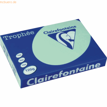 Clairefontaine Kopierpapier Trophee A4 120g/qm VE=250 Blatt hellgrün