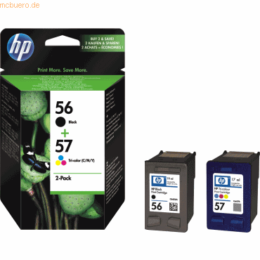 HP Tintenpatronen HP 56/57 SA342AE Multipack