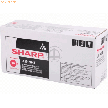 Sharp Toner Sharp AR208LT schwarz