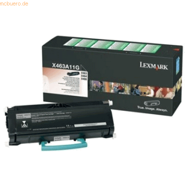 Lexmark Lasertoner Lexmark X463A11G schwarz