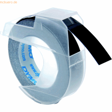 Dymo Prgeband 9mm x 3m schwarz