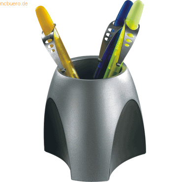 Han Stiftekcher Delta schwarz/silber