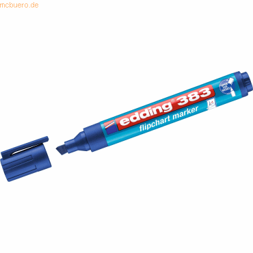 Edding Flipchartmarker edding 383 nachfüllbar 1-5mm blau