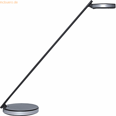 Unilux Schreibtischleuchte DISC schwarz/metallgrau