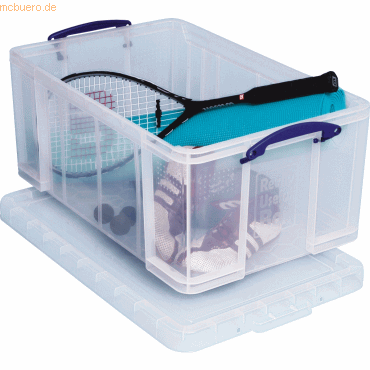 Really Useful Box Aufbewahrungsbox 64l 710x440x310mm PP transparent