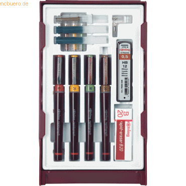 Rotring Tuschefller Rapidograph College 4-er Set