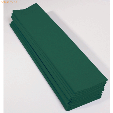 Clairefontaine Krepp-Papier 200x50cm 30g/qm VE=10 Bogen tannengrn