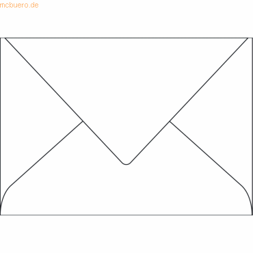 Clairefontaine Briefumschlag C5 120g/qm weiß VE=20 Stück