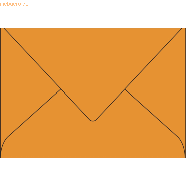 Clairefontaine Briefumschlag C5 120g/qm clementine VE=20 Stück