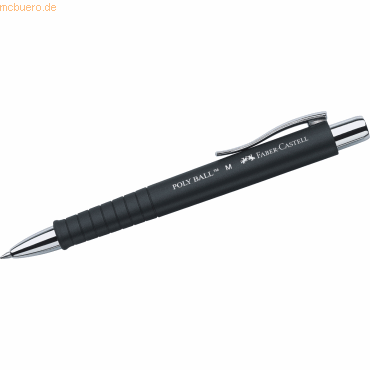 Faber Castell Kugelschreiber Poly Ball schwarz