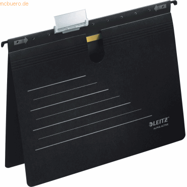 5 x Leitz Hngehefter Alpha Active schwarz VE=5 Stck