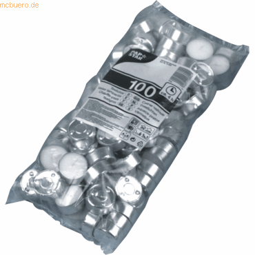 Papstar Teelichter wei VE=100 Stck
