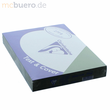 5 x Clairefontaine Einbanddeckel ledergeprgt VE=100 Stck dunkelgrn