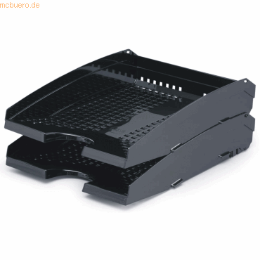 6 x Durable Briefablage A4 schwarz