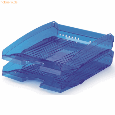 6 x Durable Briefablage A4 blau