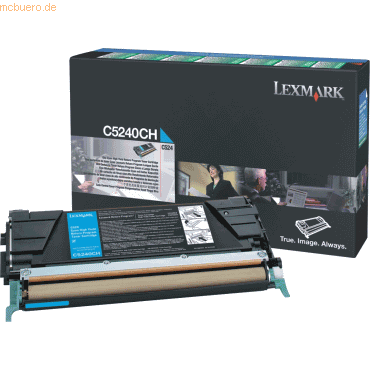 Lexmark Toner Lexmark C5240CH cyan