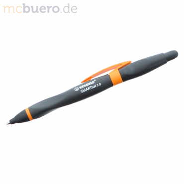 5 x Stabilo Kugelschreiber Smartball 2.0 mit Touchscreenfunktion schwa