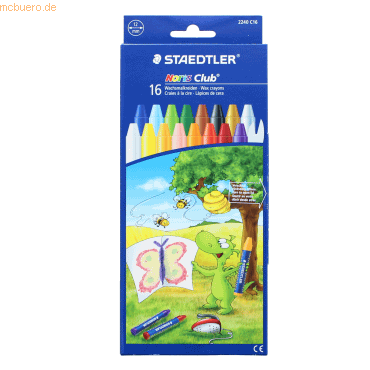 5 x Staedtler Wachsmalkreide Noris Club 16-er Etui
