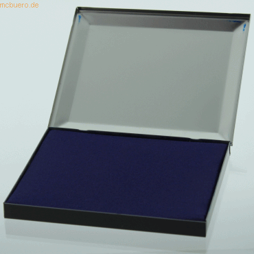 Gutenberg Stempelkissen Metall 18x15 cm Farbe ohne l blau