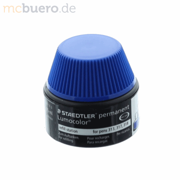 Staedtler Nachflltinte Lumocolor permanent blau
