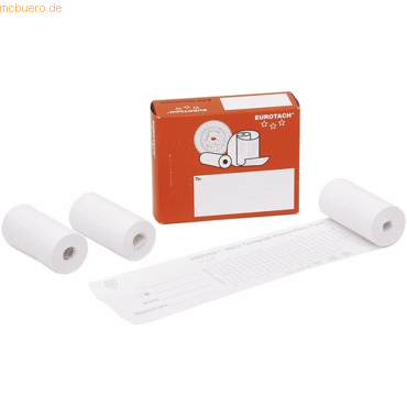 K+E Thermopapierrolle fr Fahrtenschreiber 56mm x 80m VE=3 Stck