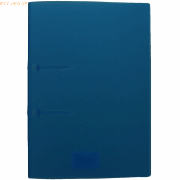 25 x Dataplus Schnellhefter A4 PP blau/transparent