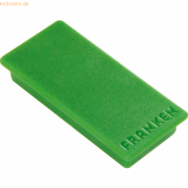 Franken Haftmagnet rechteckig 23x50 mm 1000g Haftkraft grün VE=2 Stück