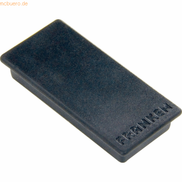 Franken Haftmagnet rechteckig 23x50 mm 1000g Haftkraft schwarz VE=2 St