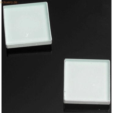 Franken Glasmagnet 25x25x8mm VE=2 Stck wei
