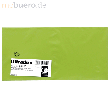 Ultradex Magnetische Platten 125x250x2mm lind