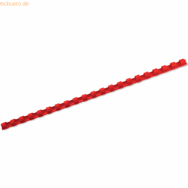 GBC Bindercken 21 Ringe 12mm rot VE=100 Stck