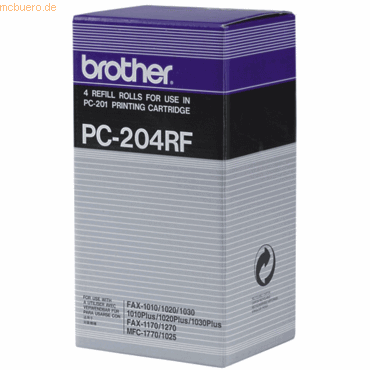 Brother Thermotransferrolle Brother PC-204RF VE=4 Stück