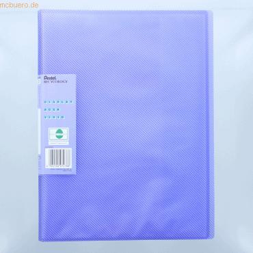 Pentel Sichtbuchmappe Clear transluzent A4 30 Hllen violett