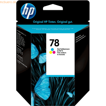 HP Tintenpatrone HP C6578D 3-farbig