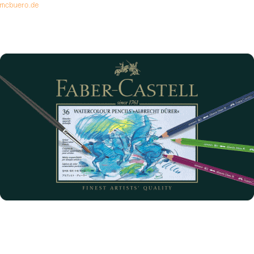Faber Castell Aquarellfarbstifte -Albrecht Dürer- 36 Stifte im Metalle